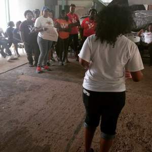 Teaching my first leadership workshop to young people at The Love Movement in Trinidad. 